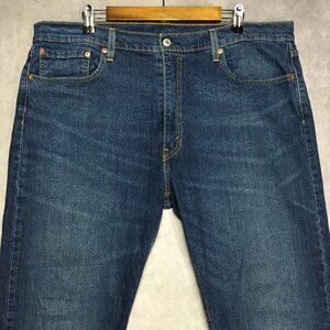 Levis Mens 502 Taper Fit Blue Jeans size 40x30 Stretch Denim Pants Copper Rivets